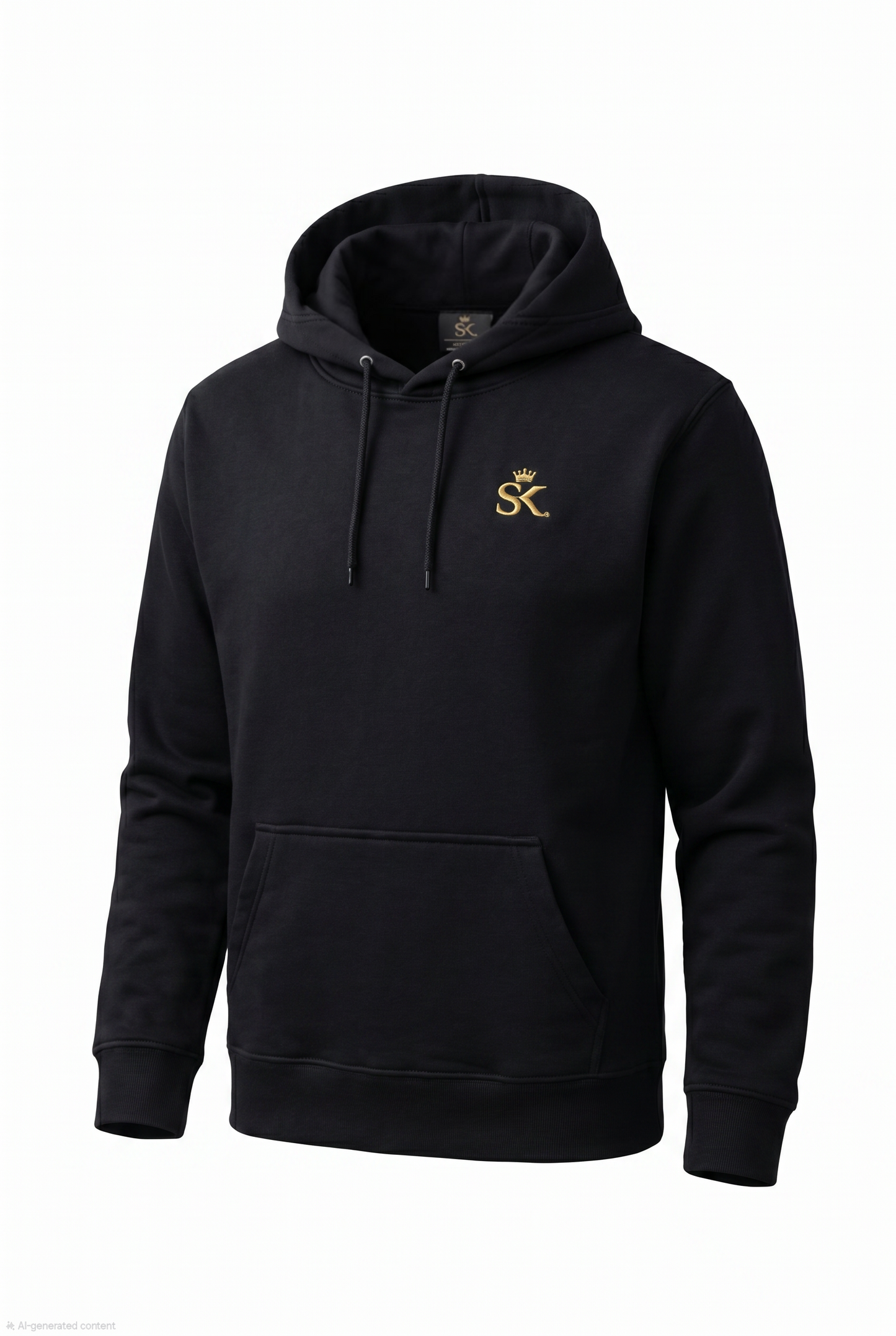Styleking Heavy Hoodie – Black & Gold